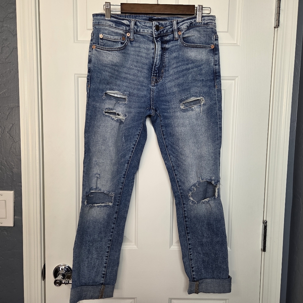 Aeropostale Women's Distressed Skinny Taper Jeans Size 30/32